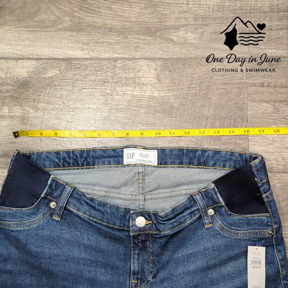 Gap Maternity Straight Leg Jeans Size 10 - Picture 3 of 6